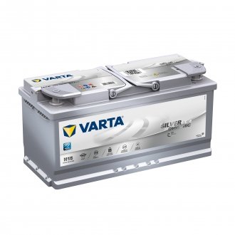 605 901 095 VARTA Акумулятор 105Ah-12v VARTA Start-Stop Plus AGM (394х175х190), R, EN 950