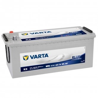 640 400 080 VARTA Акумулятор 140Ah-12v VARTA PM Blue(K8) (513x189x223),полярність зворотна (3),EN800