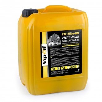 0162850 VIPOIL VipOil Professional TD 15W-40 CD/SF, 10L