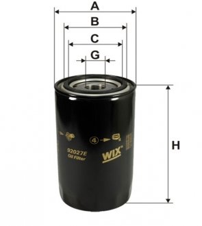 92027E WIX FILTERS Фильтр масла