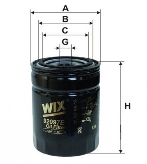 92097E WIX FILTERS Фильтр масляный