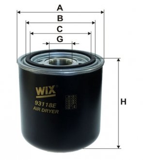 93118E WIX FILTERS Фильтр влагоосушителя