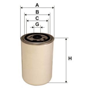 95046E WIX FILTERS Фильтр топлива