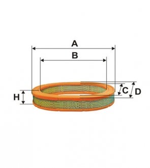 WA6008 WIX FILTERS Фильтр воздуха