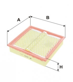 WA6198 WIX FILTERS Фільтр повітряний