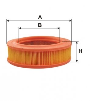 WA6401 WIX FILTERS Фільтр повітряний WA6401/AR219 (вир-во WIX-FILTERS)