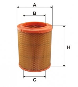 WA6431 WIX FILTERS Фільтр повітряний DACIA 1.3 WA6431/AR252 (вир-во WIX-FILTERS)