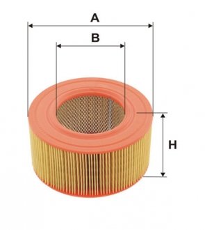 WA6446 WIX FILTERS Фільтр повітряний WA6446/AR266 (вир-во WIX-FILTERS)