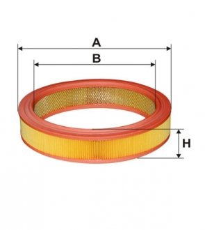 WA6481 WIX FILTERS Фильтр воздуха