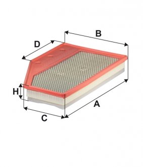 WA9872 WIX FILTERS Фильтр воздушный