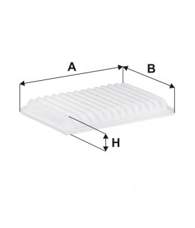 WA9877 WIX FILTERS Фільтр повітря