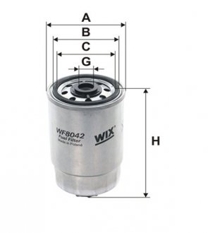 WF8042 WIX FILTERS Фільтр паливний