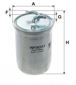 WF8043 WIX FILTERS Фильтр топливный Honda ACCORD VI (CH, CK, CG) (99-02) (WF8043) WIX