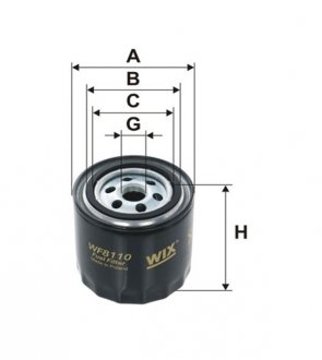 WF8110 WIX FILTERS Фильтр топлива