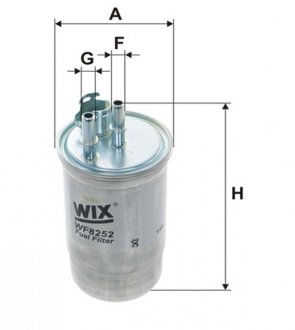 WF8252 WIX FILTERS Фільтр палив. WF8252/PP838/3 (вир-во WIX-FILTERS)