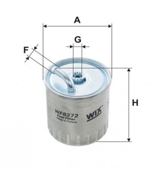 WF8272 WIX FILTERS Фильтр топлива