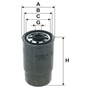 WF8318 WIX FILTERS Фільтр палива