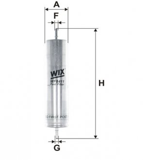 WF8411 WIX FILTERS Фільтр паливний (вир-во WIX-FILTERS)