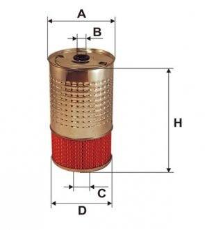 WL7004 WIX FILTERS Фильтр масляный Daewoo (Chevrolet) Korando, Musso/Evobus O 100/Mercedes 2T, 3T, 4T, 5T (WL7004) WIX