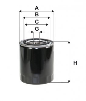 WL7117 WIX FILTERS Фильтр масляный двигателя WL7117/OP580/8 (выр-во WIX-FILTERS)