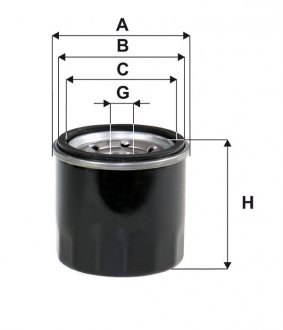 WL7119 WIX FILTERS Фильтр масляный Матиз 0,8 /Авео 1,2 WIX