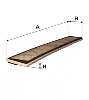 WP9003 WIX FILTERS Фільтр салону BMW вугільний (вир-во WIX-FILTERS)