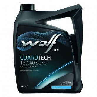 8300219 Wolf GUARDTECH 15W40 SL/CF 4Lx4