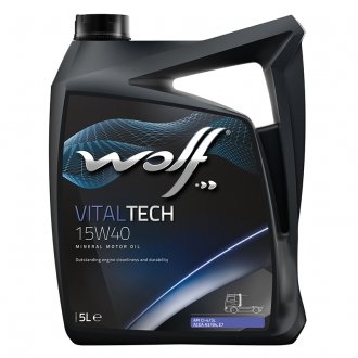 8301117 Wolf Олія моторна Wolf Vitaltech 15W-40 (5 л)