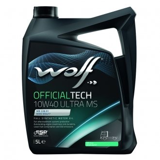 8307317 Wolf OFFICIALTECH 10W40 ULTRA MS 5Lx4