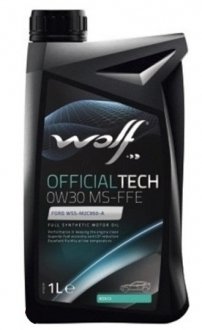 8333712 Wolf Олія моторна Wolf Officialtech MS-FFE 0W-30 (1 л)