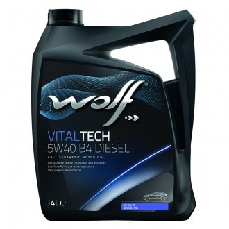 8334009 Wolf Олія моторна Wolf Vitaltech B4 Diesel 5W-40 (4 л)