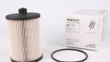 WB 117 WUNDER FILTER Фільтр паливний WUNDER WB 117