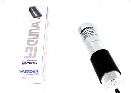 WB 202 WUNDER FILTER Фільтр паливний BMW 316i-328 94- WUNDER FILTER WB 202