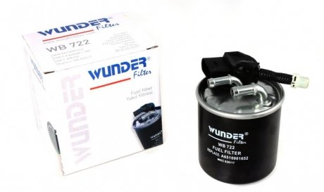 WB 722 WUNDER FILTER Фільтр паливний WUNDER WB 722