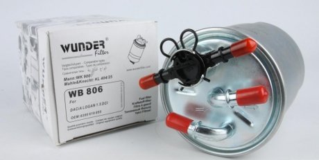 WB 806 WUNDER FILTER Фільтр паливний WUNDER WB 806