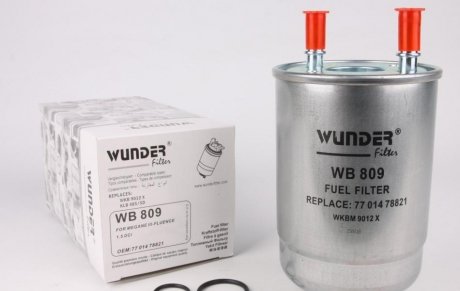 WB 809 WUNDER FILTER Фільтр паливний WUNDER WB 809