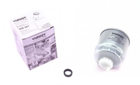 WB 901 WUNDER FILTER Фільтр паливний Hyundai Accent/Kia Rio 1.5 CRDI 02-06 WUNDER FILTER WB 901