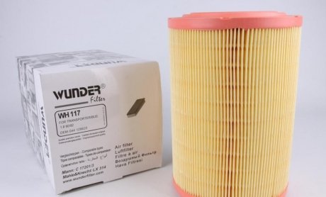 WH 117 WUNDER FILTER Фильтр воздушный WUNDER WH 117