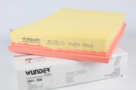 WH 306 WUNDER FILTER Фільтр повітряний WUNDER WH 306