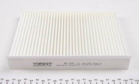 WP 688 WUNDER FILTER Фильтр салона WUNDER WP 688