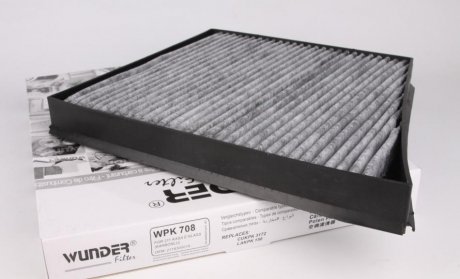 WPK 708/1 WUNDER FILTER Фильтр салона MB E-class (W211) (угольный)) WUNDER FILTER WPK 708/1