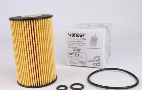 WY 118 WUNDER FILTER Фільтр масляний WUNDER WY 118