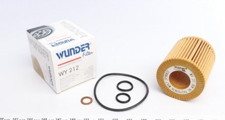 WY 212 WUNDER FILTER Фильтр масляный WUNDER WY 212