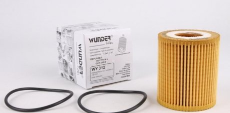 WY 312 WUNDER FILTER Фильтр масляный WUNDER WY 312