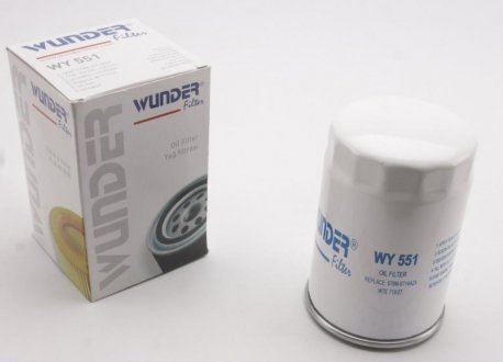 WY 551 WUNDER FILTER Фільтр масляний WUNDER WY 551