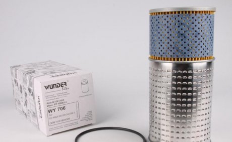 WY 706 WUNDER FILTER Фильтр масляный WUNDER WY 706