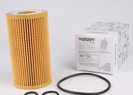 WY 722 WUNDER FILTER Фільтр масляний WUNDER WY 722