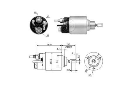 ZM1379 ZM Втягивающее реле