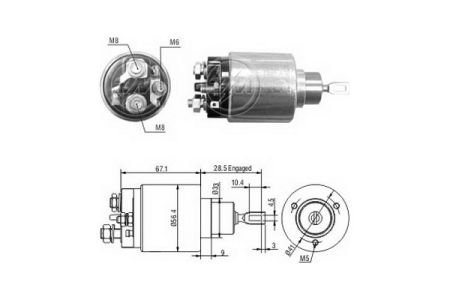 ZM1473 ZM Втягуюче реле