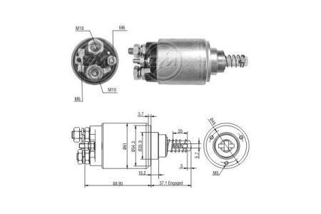 ZM1639 ZM Втягуюче реле